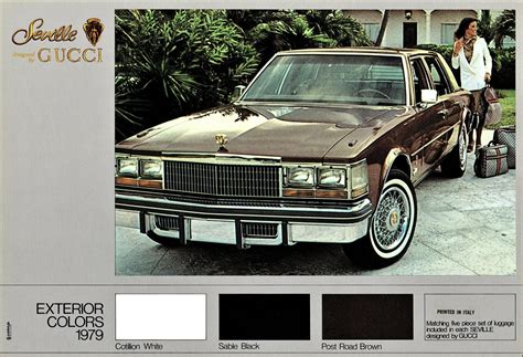 gucci sevilla|1979 cadillac seville by gucci.